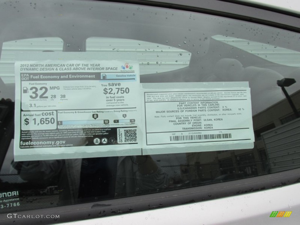 2015 Elantra SE Sedan - Shimmering Air Silver / Gray photo #34