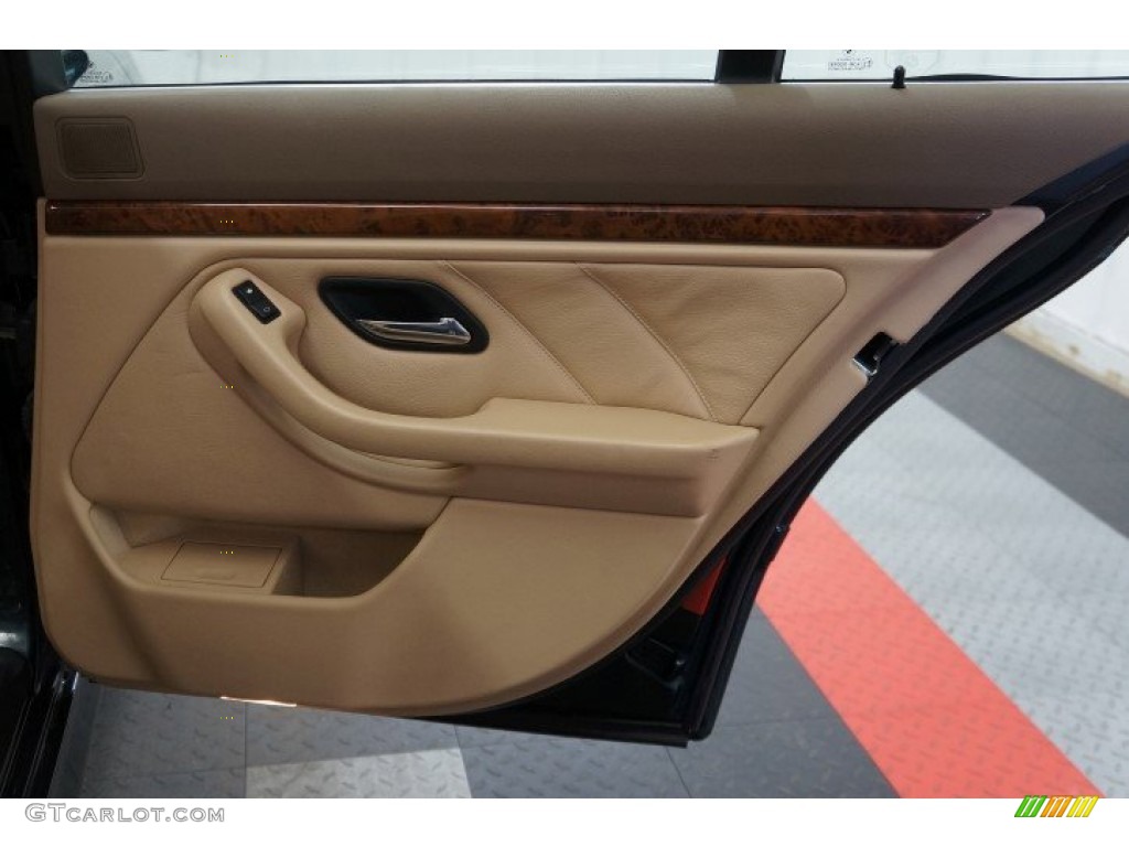 1997 5 Series 528i Sedan - Oxford Green Metallic / Sand Beige photo #12
