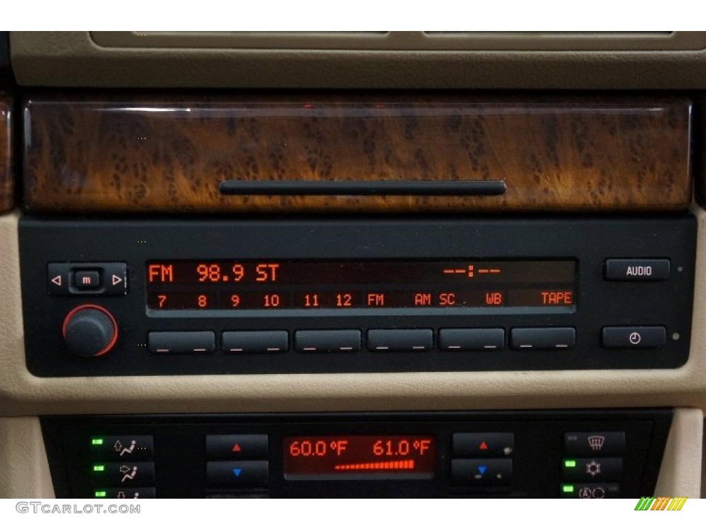 1997 5 Series 528i Sedan - Oxford Green Metallic / Sand Beige photo #25