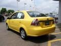 Summer Yellow - Aveo LS Sedan Photo No. 4