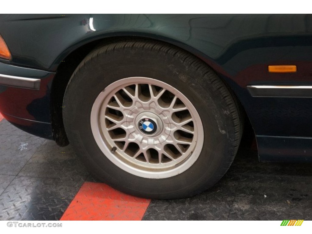 1997 5 Series 528i Sedan - Oxford Green Metallic / Sand Beige photo #53