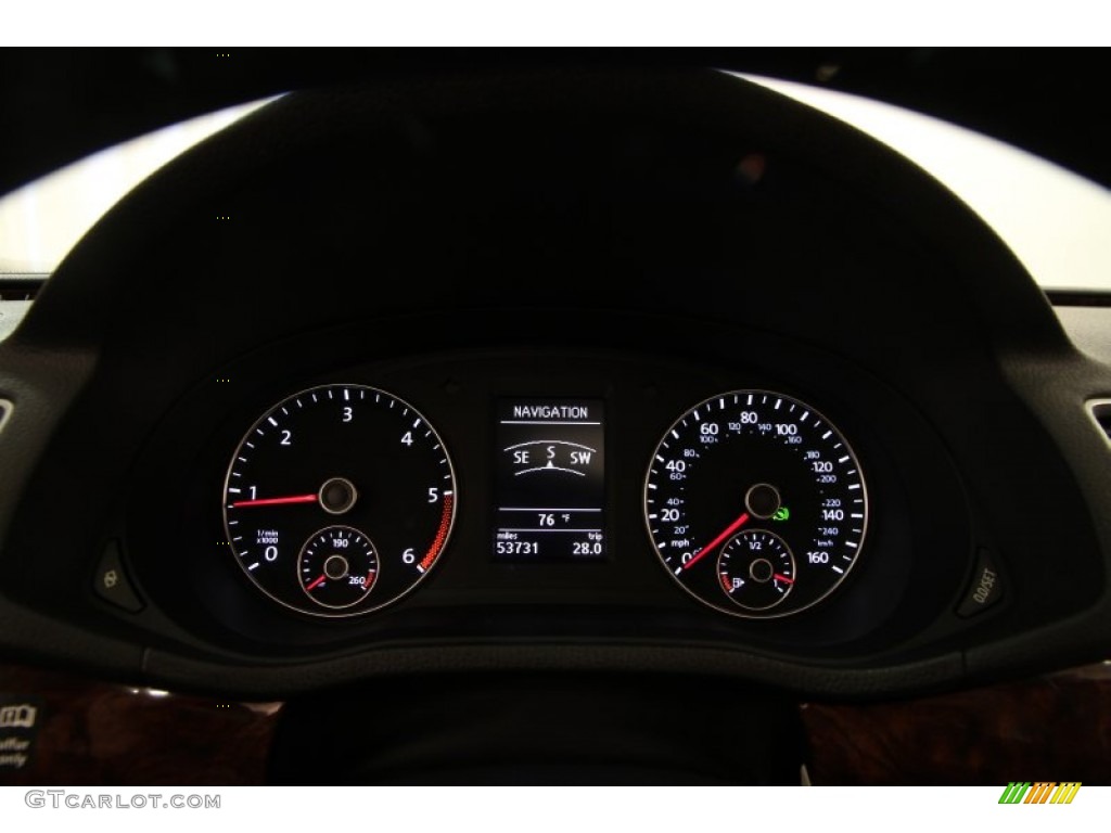 2012 Volkswagen Passat TDI SEL Gauges Photos