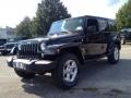 2015 Black Jeep Wrangler Unlimited Sahara 4x4  photo #1