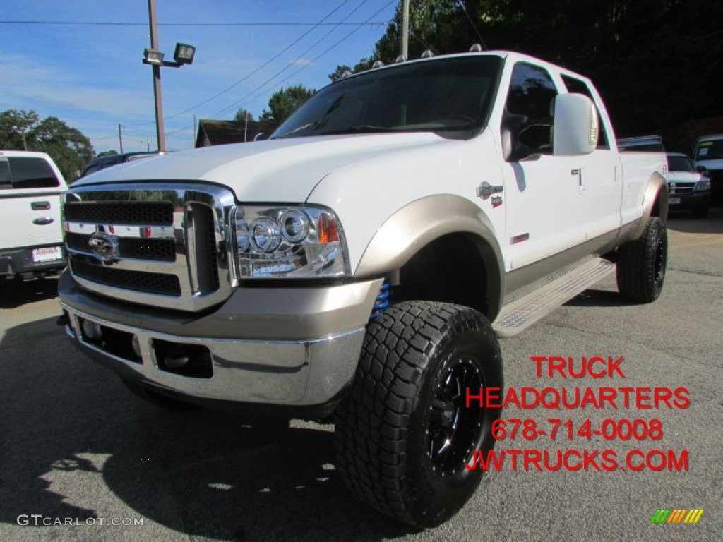 2005 Oxford White Ford F350 Super Duty King Ranch Crew Cab