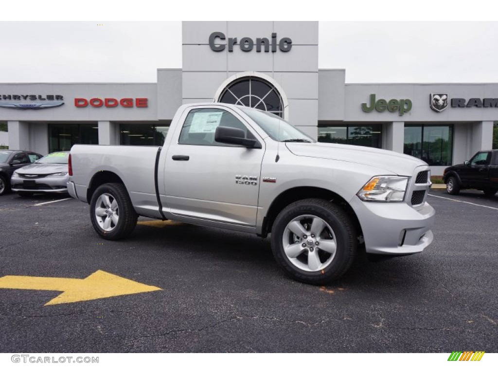 2014 1500 Express Regular Cab - Bright Silver Metallic / Black/Diesel Gray photo #1