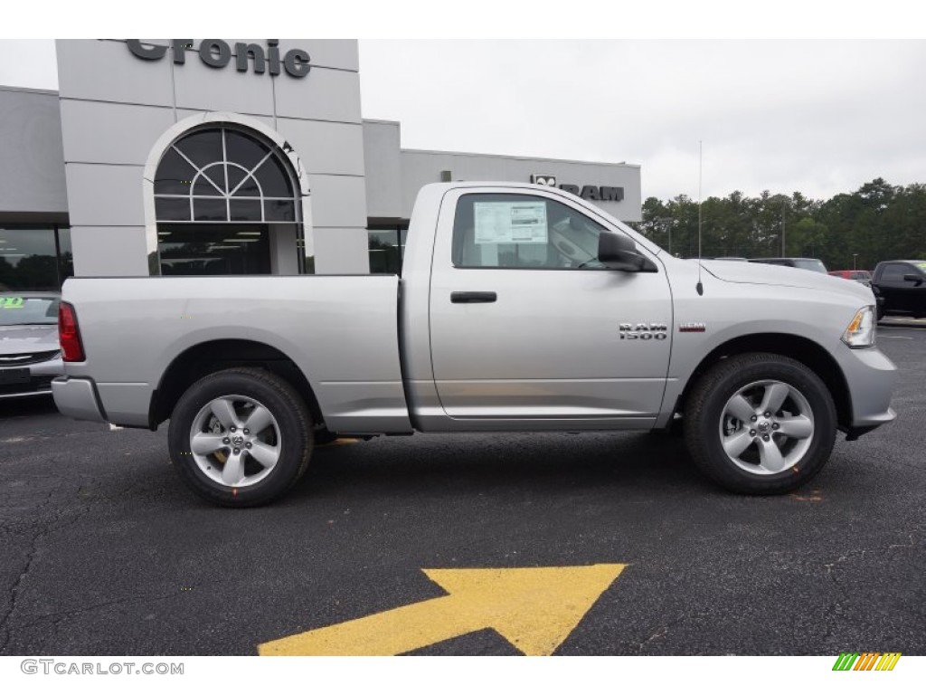 2014 1500 Express Regular Cab - Bright Silver Metallic / Black/Diesel Gray photo #8