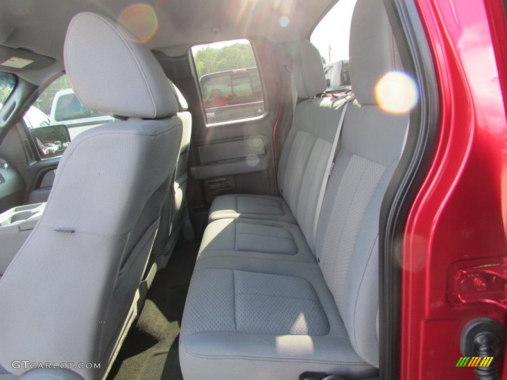 2011 F150 XLT SuperCab - Red Candy Metallic / Steel Gray photo #34