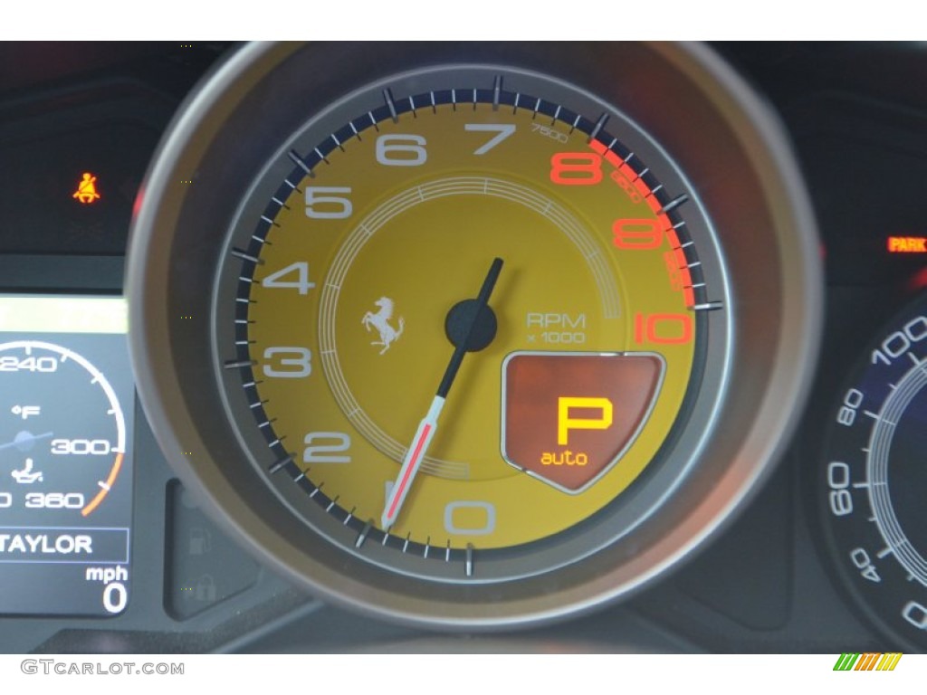 2012 Ferrari California Standard California Model Gauges Photo #97428578