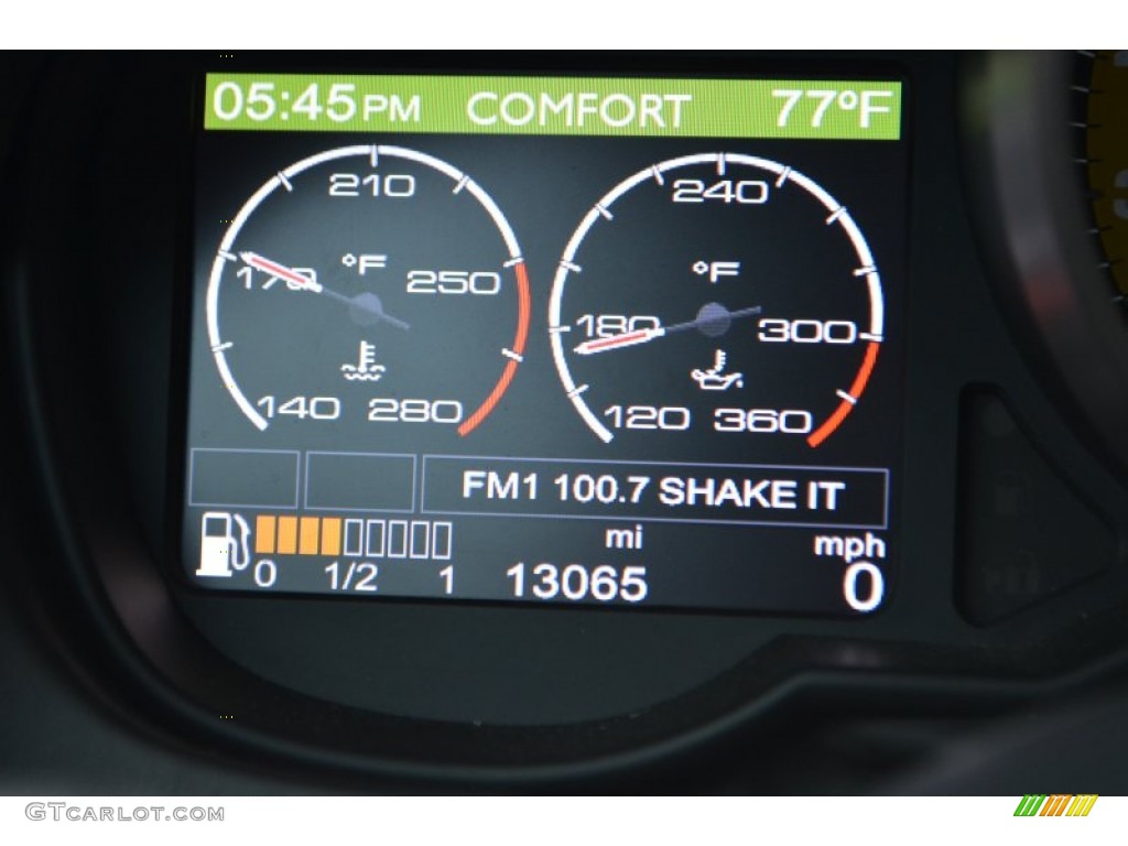 2012 Ferrari California Standard California Model Gauges Photo #97428585