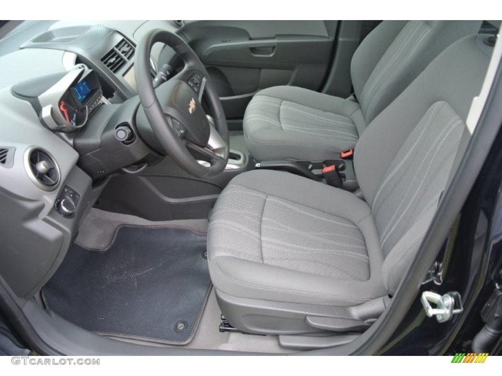 Dark Pewter/Dark Titanium Interior 2014 Chevrolet Sonic LT Sedan Photo #97431308