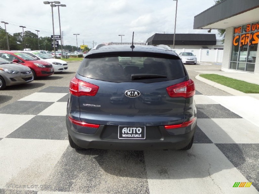 2013 Sportage LX AWD - Twilight Blue / Alpine Gray photo #4