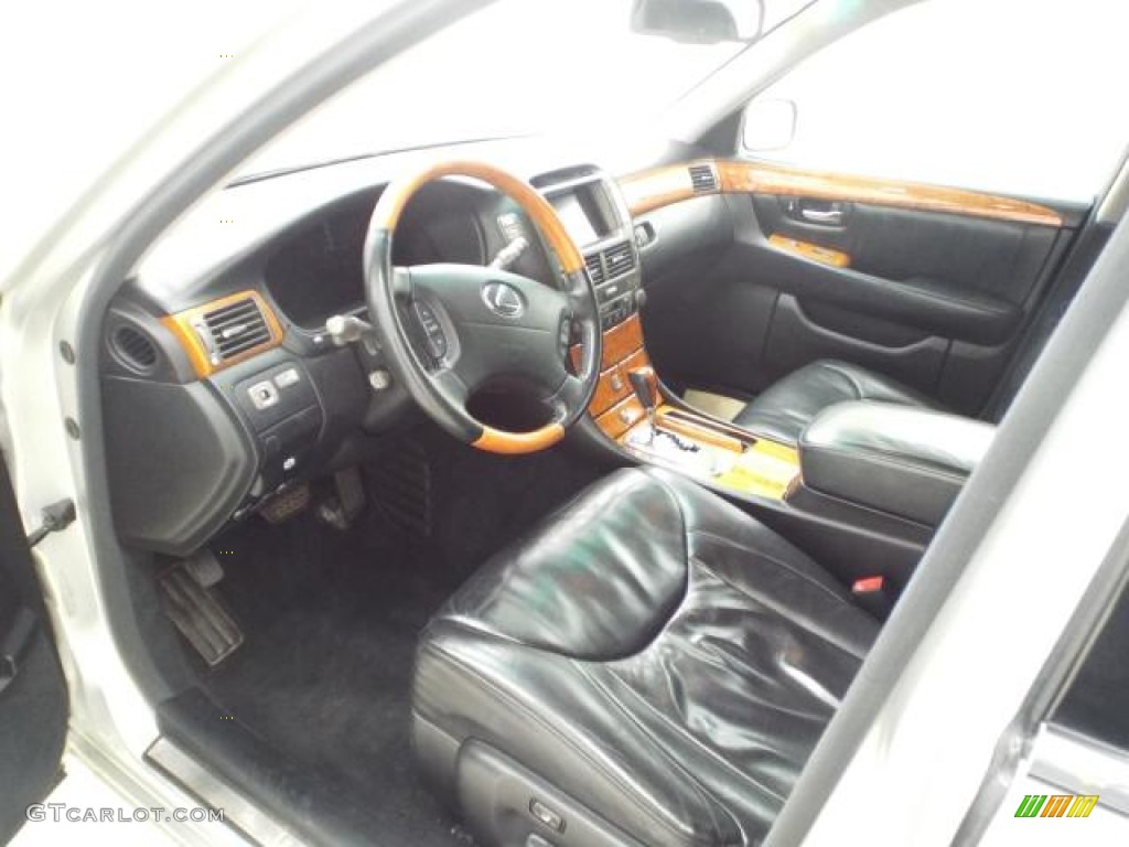 2002 LS 430 - Millennium Silver Metallic / Black photo #3
