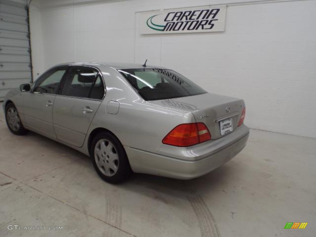 2002 LS 430 - Millennium Silver Metallic / Black photo #4