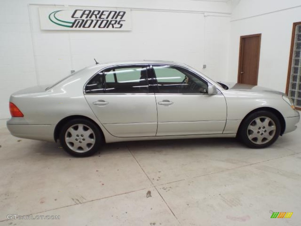 2002 LS 430 - Millennium Silver Metallic / Black photo #11