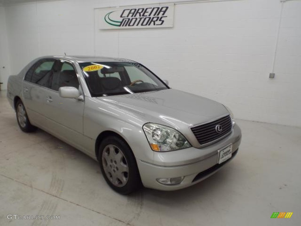 2002 LS 430 - Millennium Silver Metallic / Black photo #25