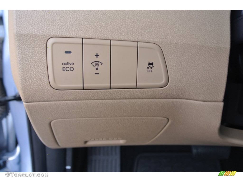 2013 Elantra Limited - Blue Sky Metallic / Beige photo #13