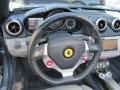2010 Ferrari California Charcoal Interior Steering Wheel Photo
