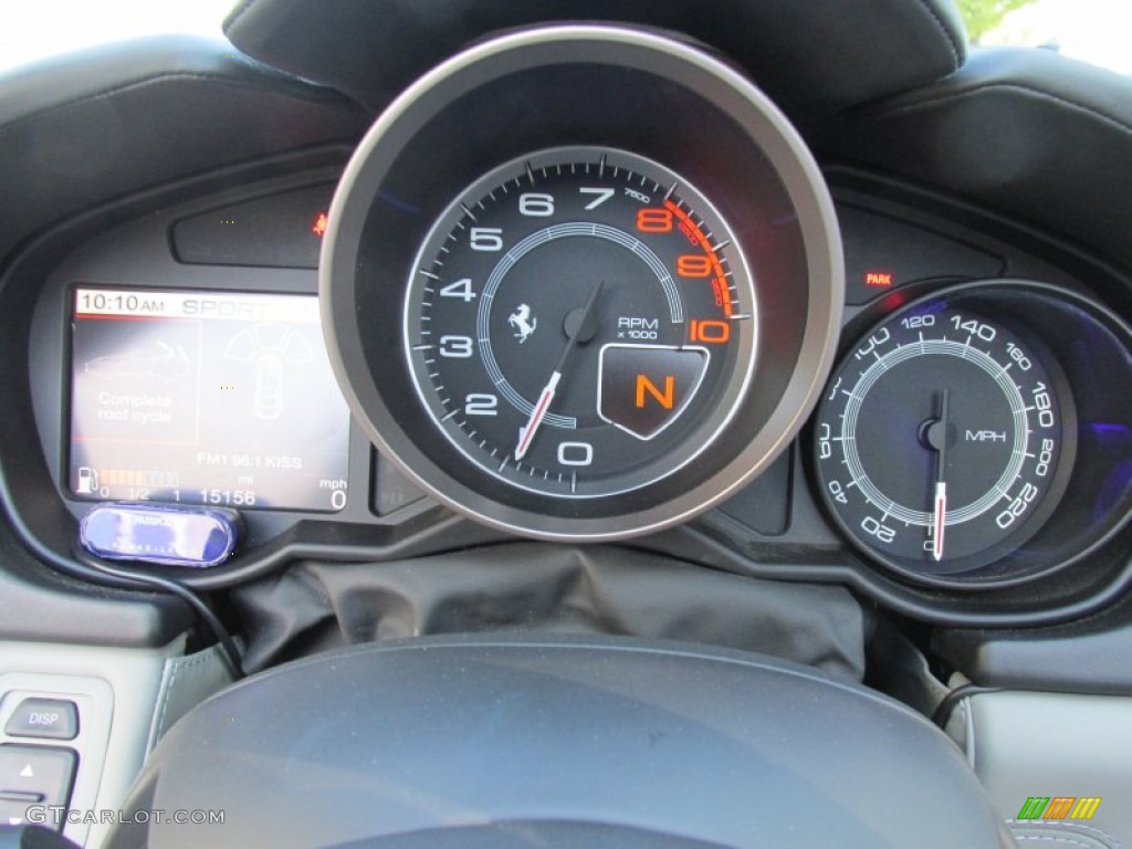 2010 Ferrari California Standard California Model Gauges Photo #97435456