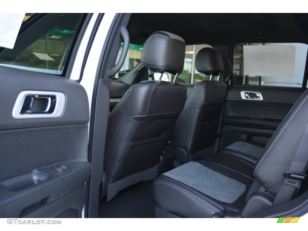 2015 Explorer XLT - White Platinum / Charcoal Black photo #8