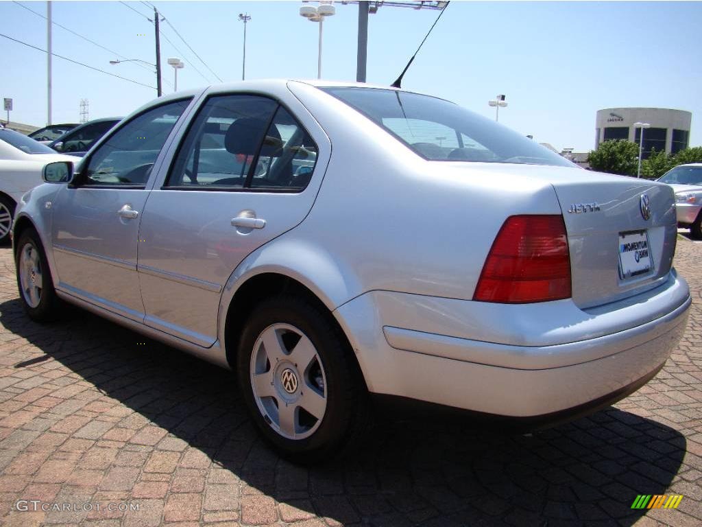 2002 Jetta GLS 1.8T Sedan - Reflex Silver Metallic / Black photo #3