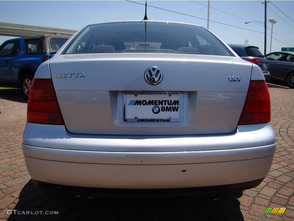 2002 Jetta GLS 1.8T Sedan - Reflex Silver Metallic / Black photo #4
