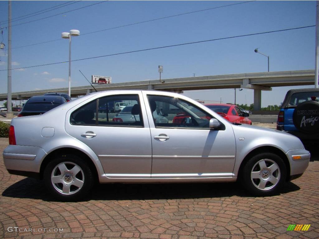 2002 Jetta GLS 1.8T Sedan - Reflex Silver Metallic / Black photo #6