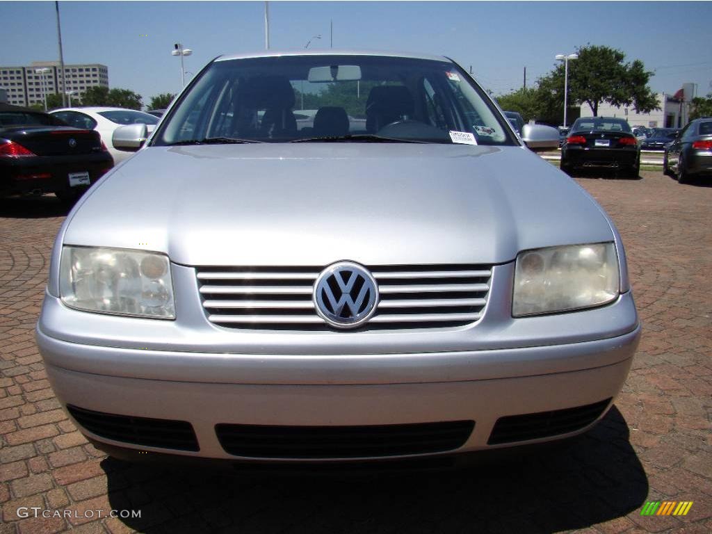 2002 Jetta GLS 1.8T Sedan - Reflex Silver Metallic / Black photo #8