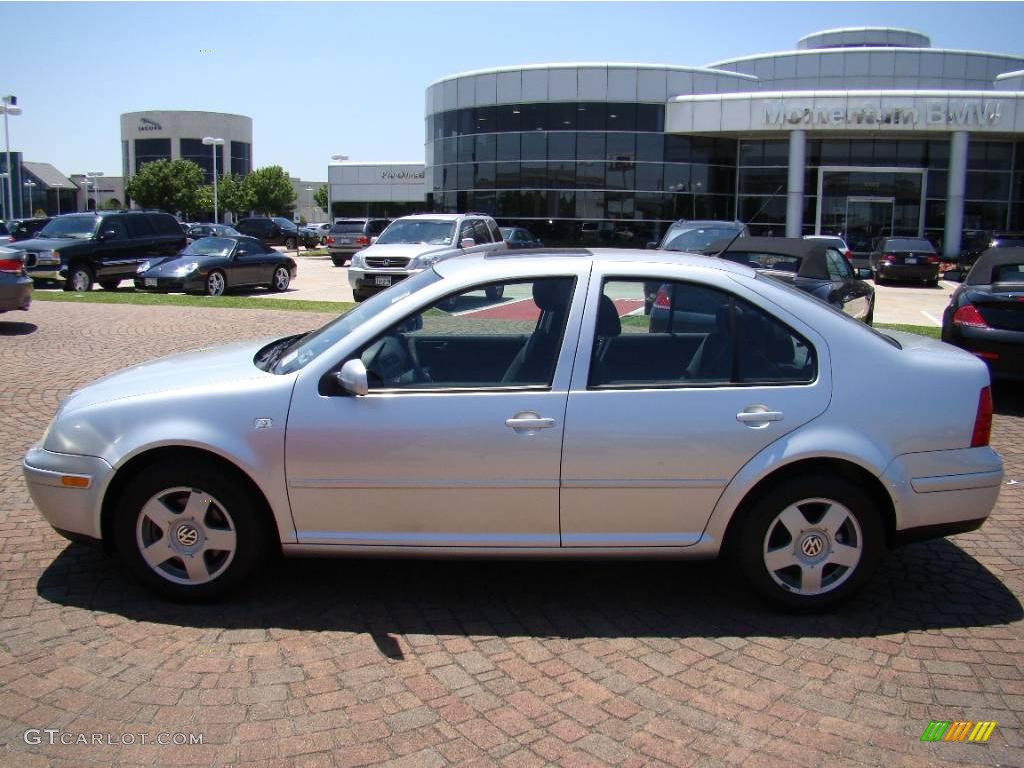 2002 Jetta GLS 1.8T Sedan - Reflex Silver Metallic / Black photo #9