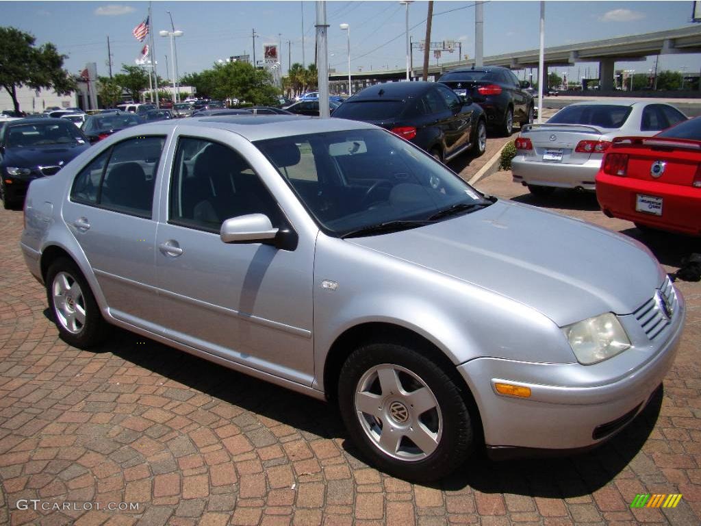 2002 Jetta GLS 1.8T Sedan - Reflex Silver Metallic / Black photo #14