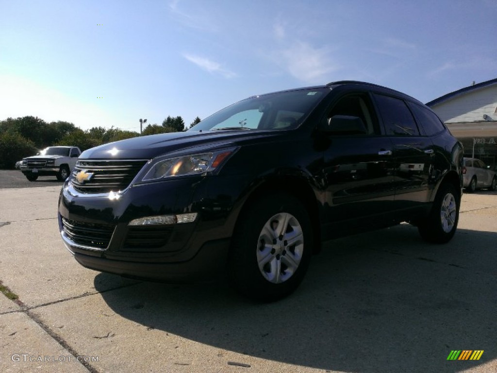 2015 Traverse LS - Blue Velvet Metallic / Ebony photo #1