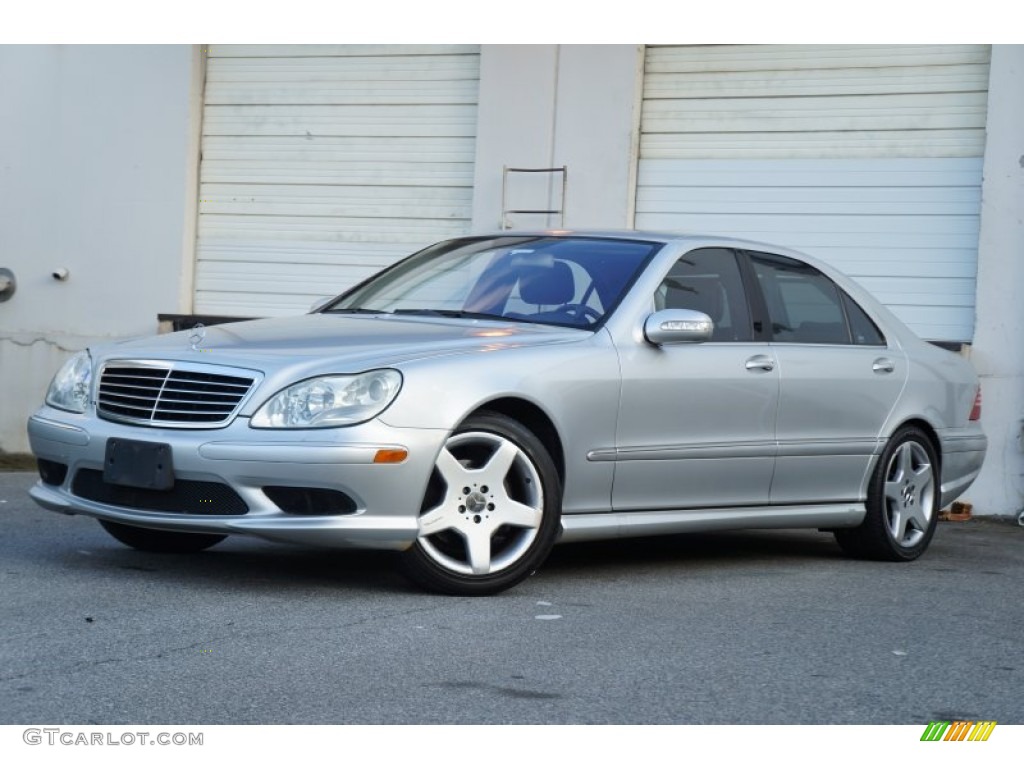 2004 S 500 Sedan - Brilliant Silver Metallic / Charcoal photo #2