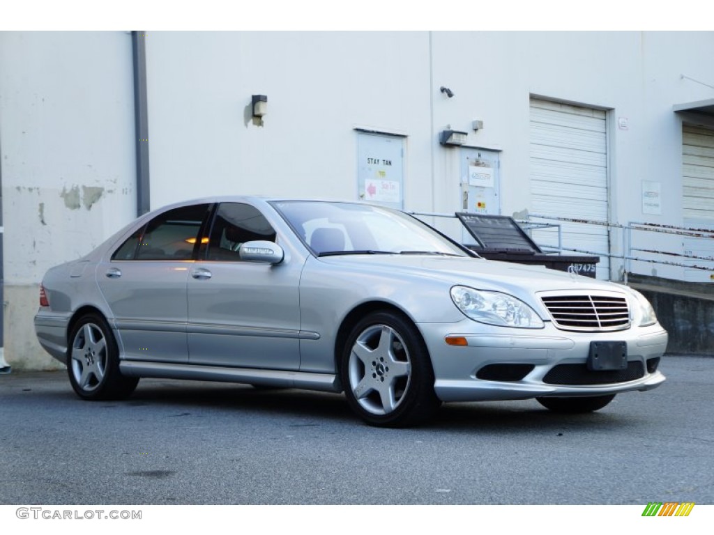 2004 S 500 Sedan - Brilliant Silver Metallic / Charcoal photo #5