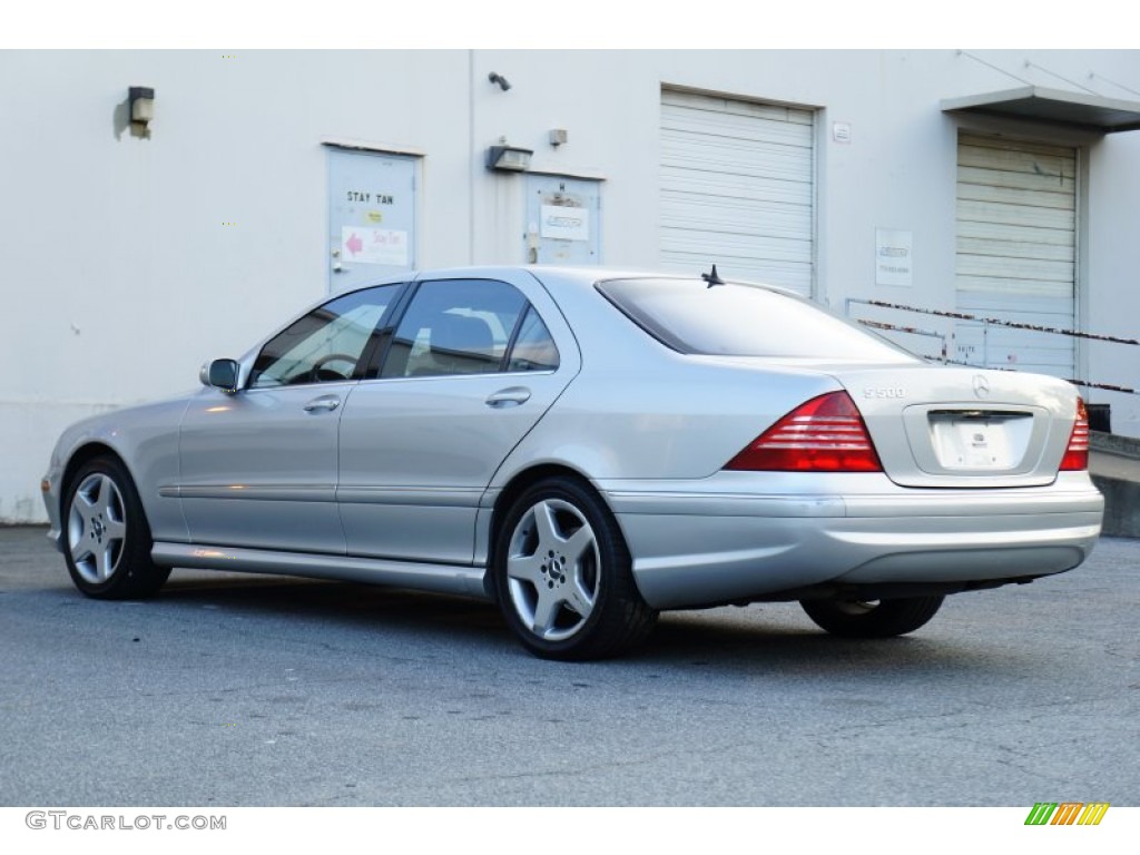 2004 S 500 Sedan - Brilliant Silver Metallic / Charcoal photo #25