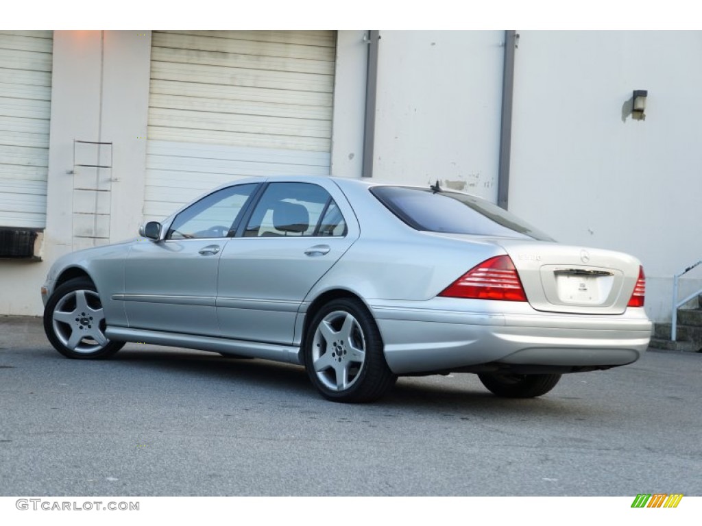 2004 S 500 Sedan - Brilliant Silver Metallic / Charcoal photo #28