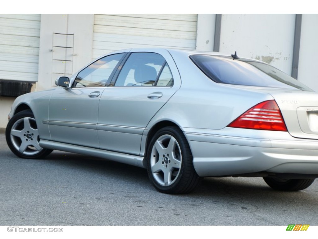 2004 S 500 Sedan - Brilliant Silver Metallic / Charcoal photo #30