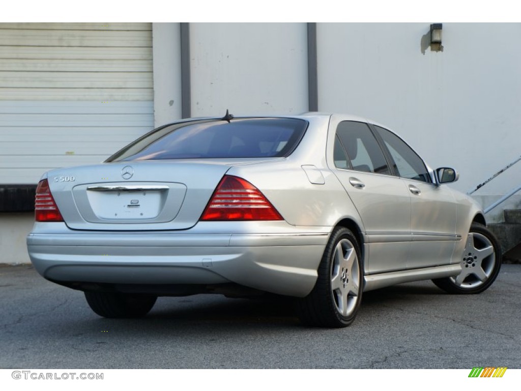 2004 S 500 Sedan - Brilliant Silver Metallic / Charcoal photo #32