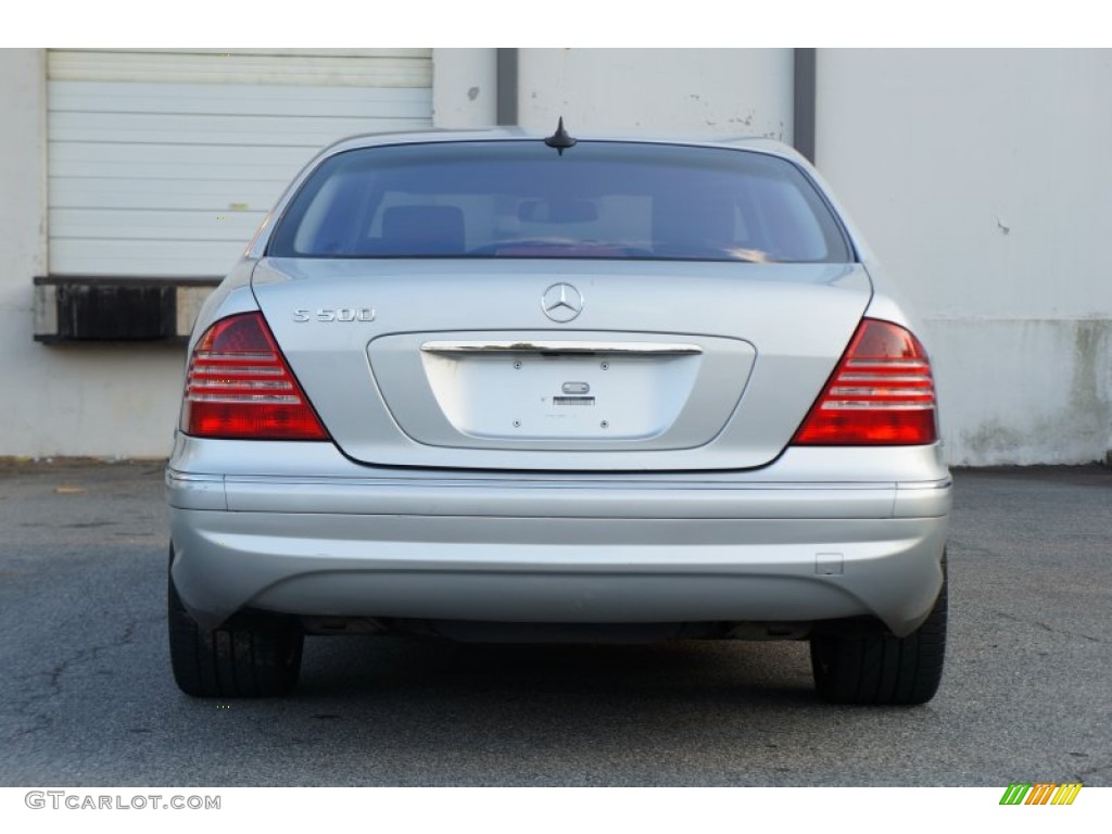 2004 S 500 Sedan - Brilliant Silver Metallic / Charcoal photo #33