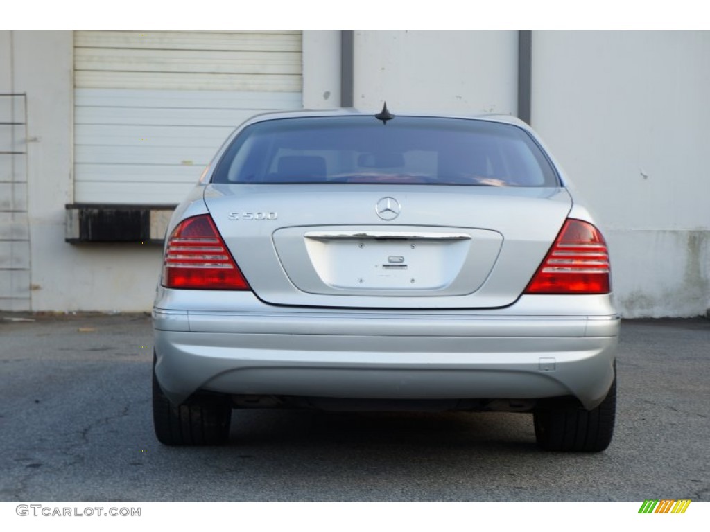 2004 S 500 Sedan - Brilliant Silver Metallic / Charcoal photo #34