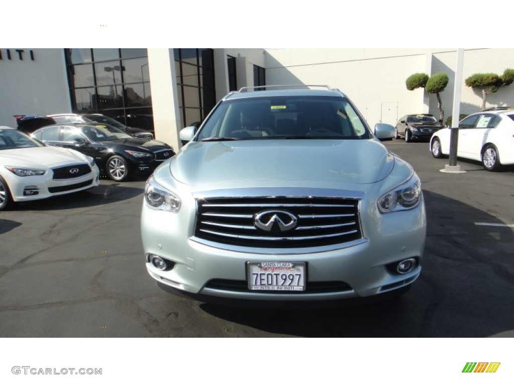 2014 QX60 3.5 AWD - Glacial Silver / Java photo #3