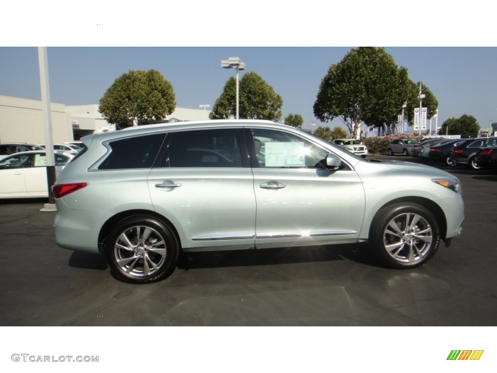 2014 QX60 3.5 AWD - Glacial Silver / Java photo #5