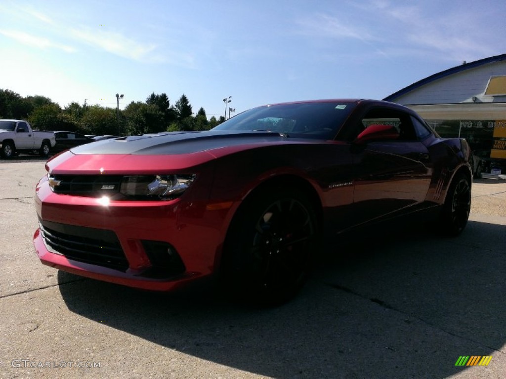 2015 Camaro SS Coupe - Red Rock Metallic / Black photo #1