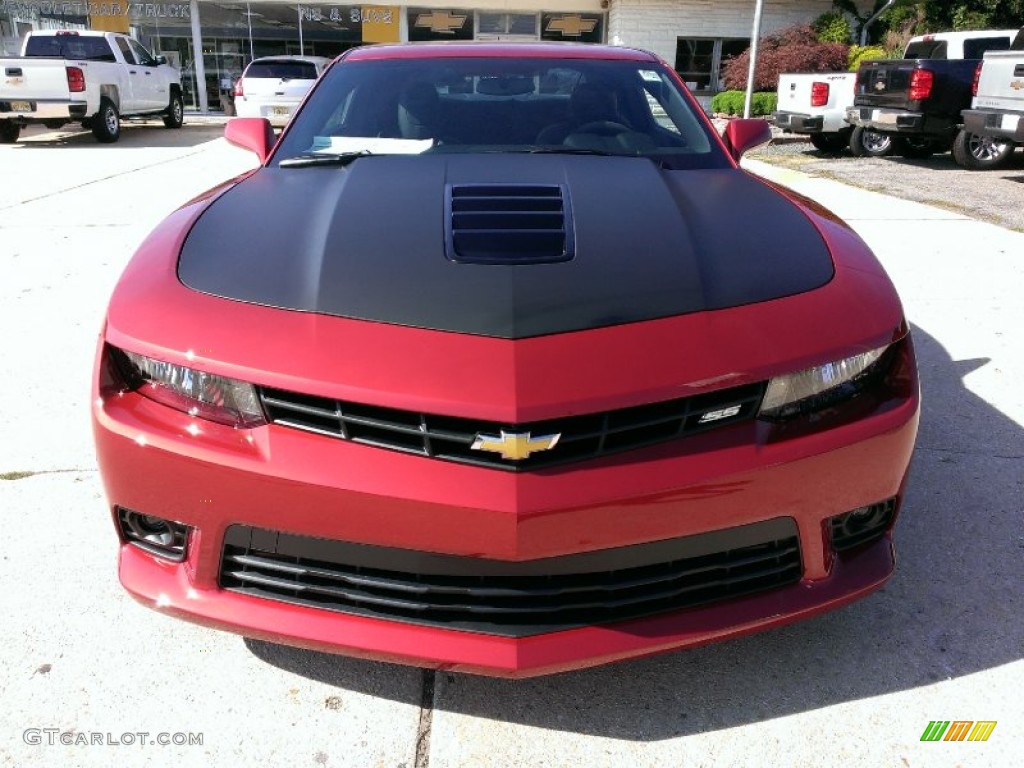 2015 Camaro SS Coupe - Red Rock Metallic / Black photo #2