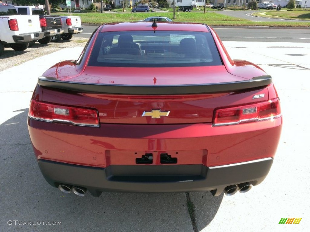 2015 Camaro SS Coupe - Red Rock Metallic / Black photo #5