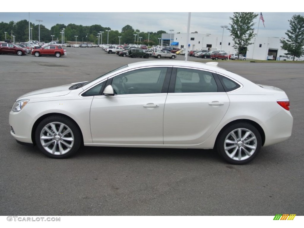 White Diamond Tricoat 2015 Buick Verano Convenience Exterior Photo #97442365
