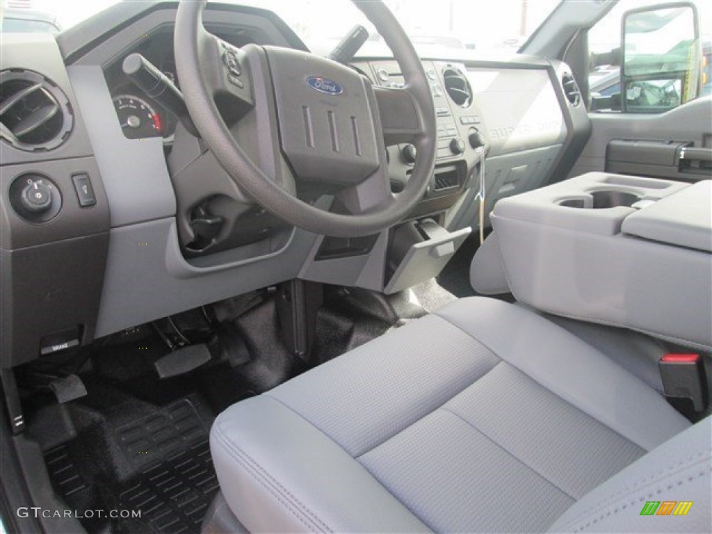 2015 F250 Super Duty XL Crew Cab 4x4 - Oxford White / Steel photo #11