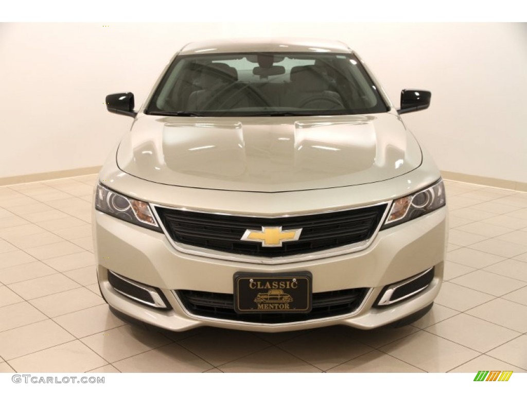 2014 Impala LS - Champagne Silver Metallic / Jet Black/Dark Titanium photo #2
