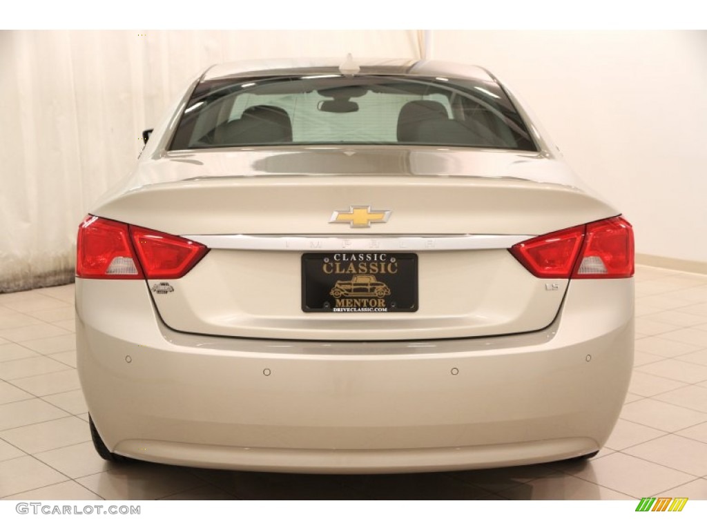 2014 Impala LS - Champagne Silver Metallic / Jet Black/Dark Titanium photo #16