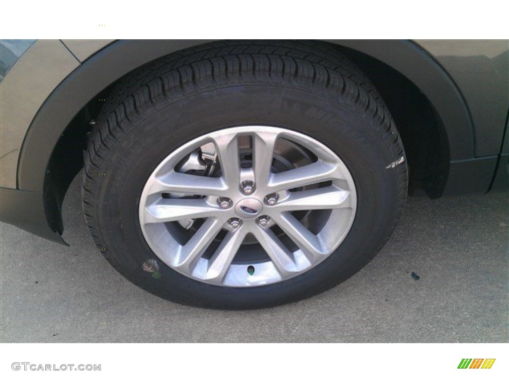 2015 Explorer XLT - Magnetic / Charcoal Black photo #3
