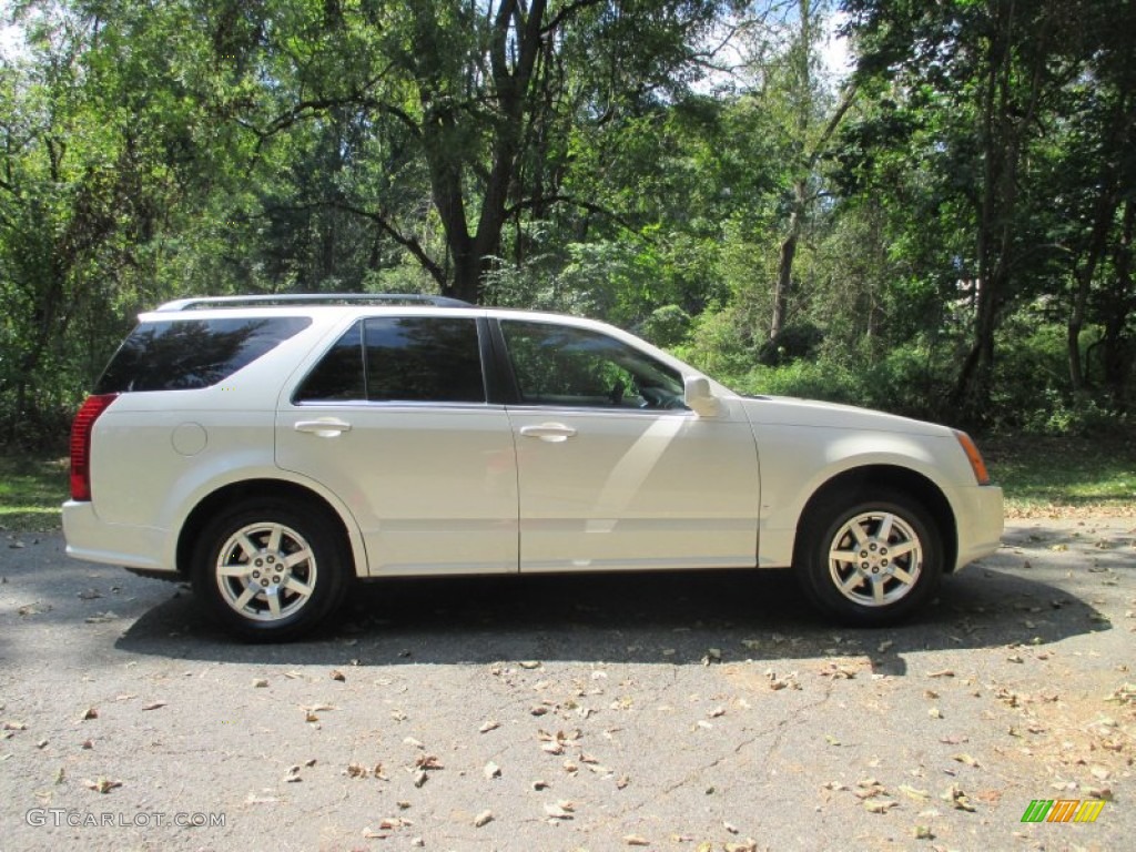 2008 SRX 4 V6 AWD - White Diamond Tricoat / Cashmere/Cocoa photo #1