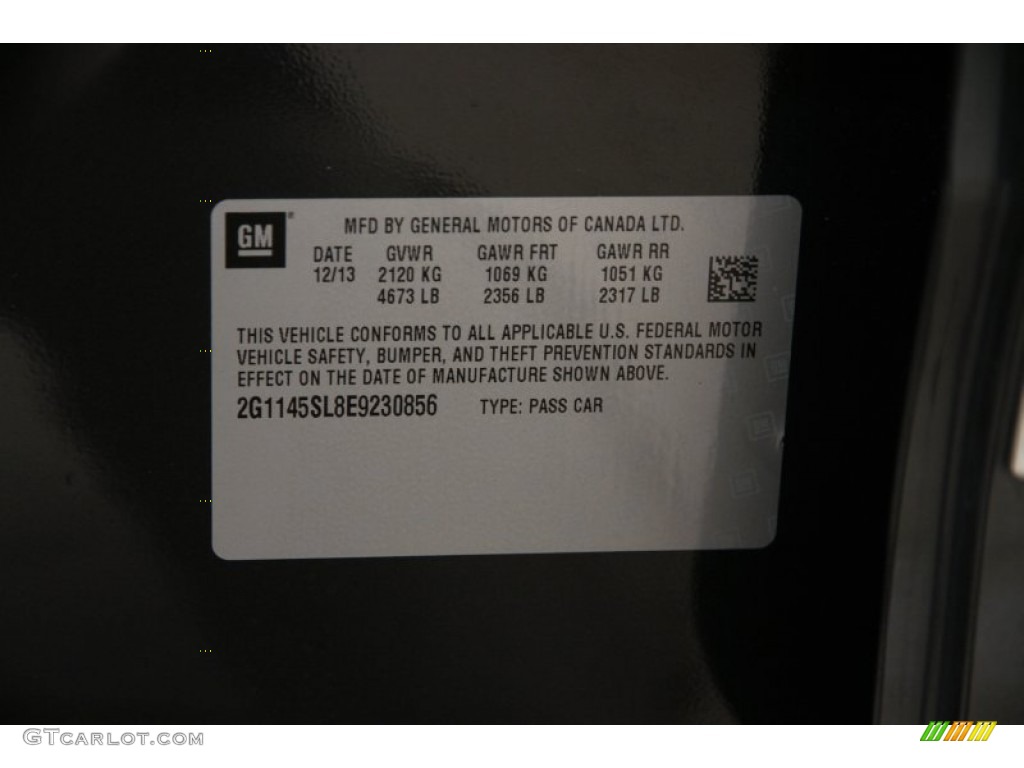 2014 Impala LTZ - Ashen Gray Metallic / Jet Black photo #23